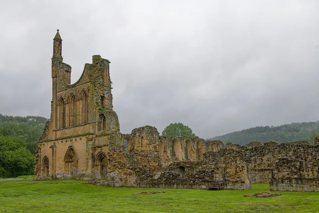 The west front of Byland Abbey